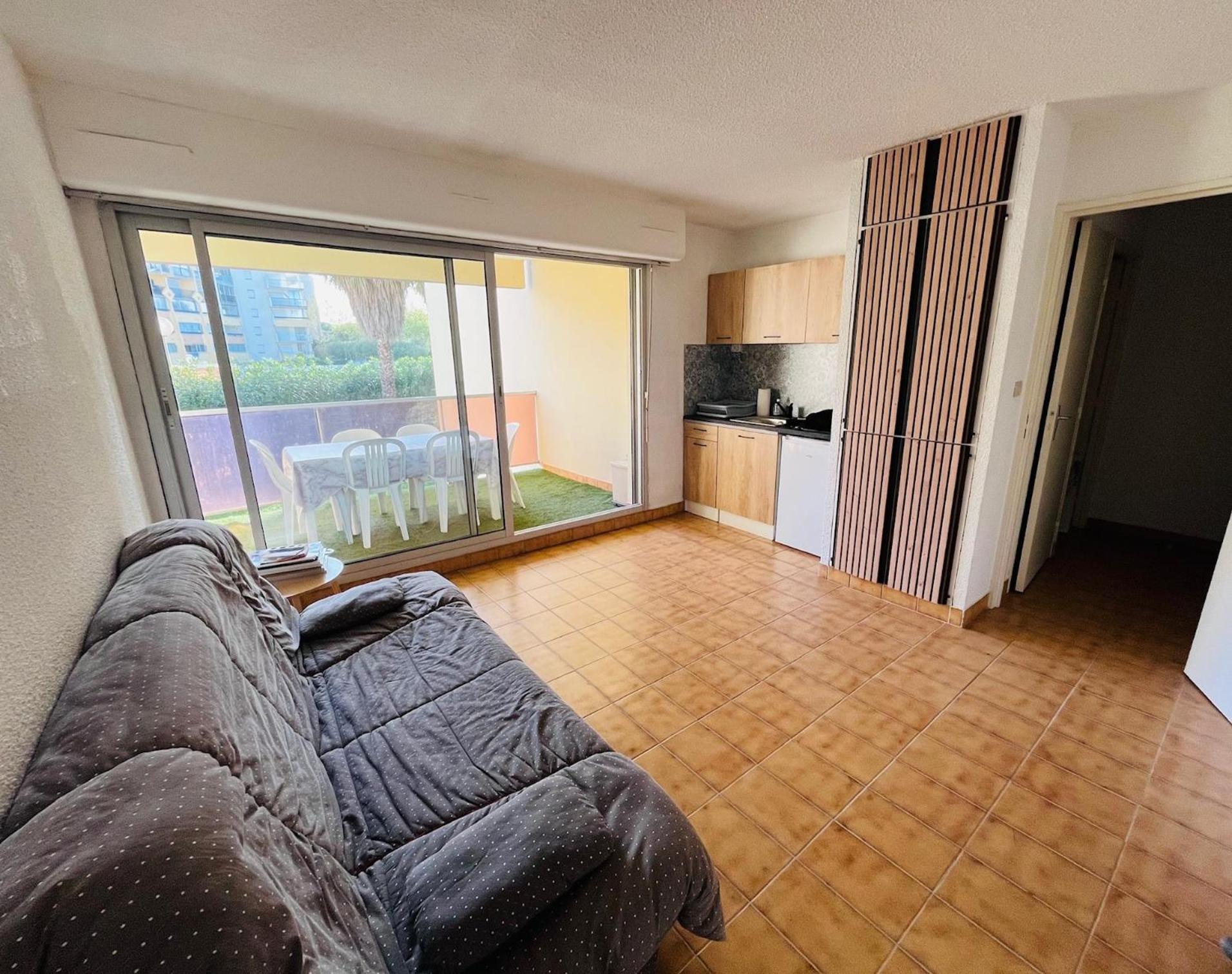T2 ,4 Couchages ,Climatise ,Terrace ,En Face D'Aqualand ,Plage Rochelongue Agde Exteriér fotografie
